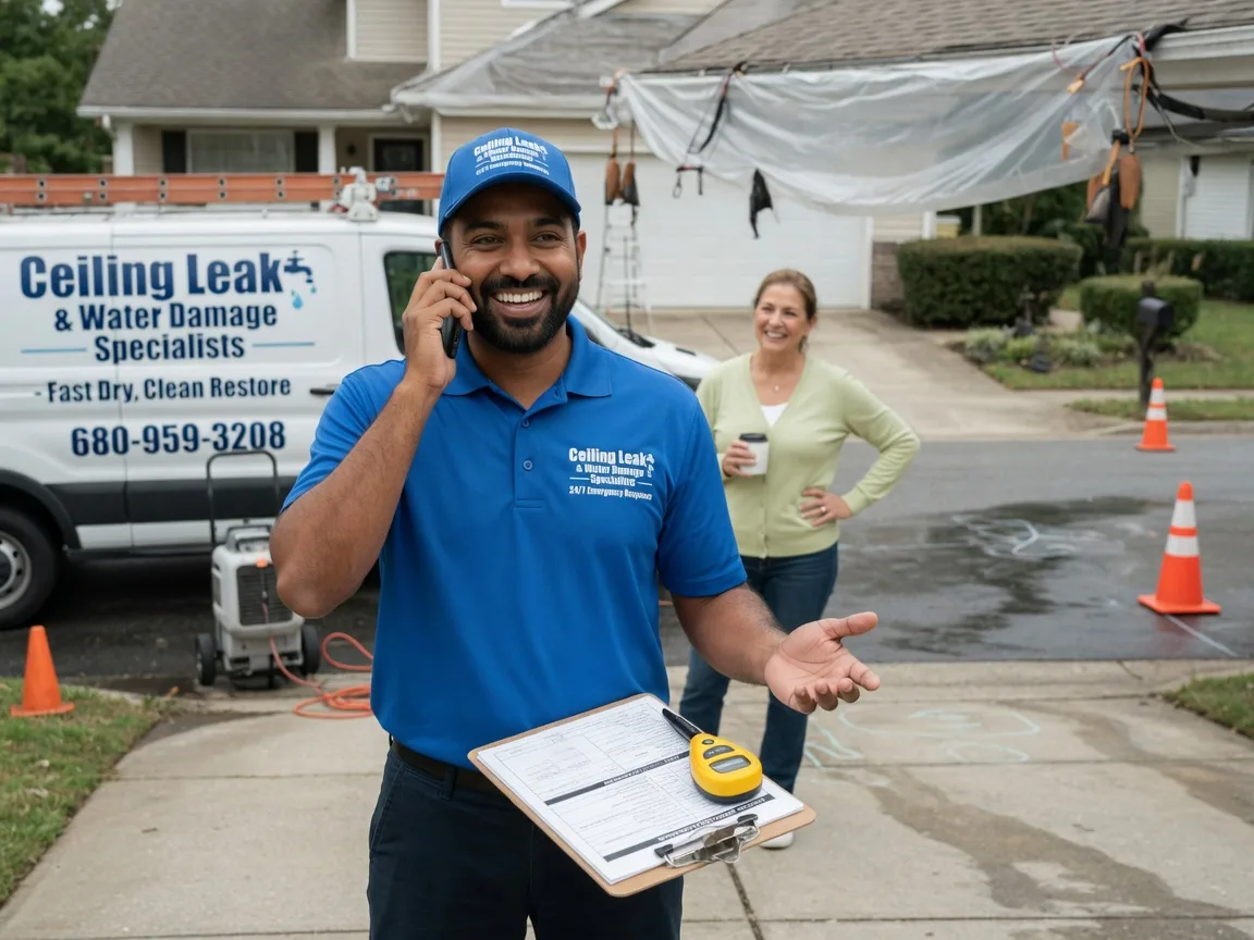 Ceiling Leak Cleanup Steele City, NE FAQs